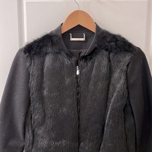 Diane von Furstenberg fur coat
